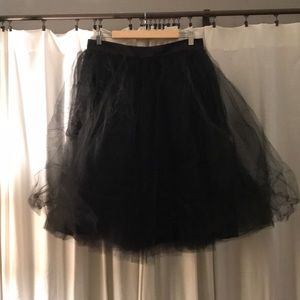 Black Ballerina Tulle Skirt